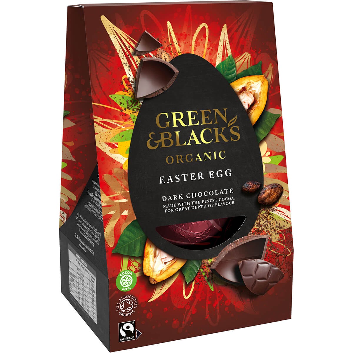 GB Organic Dark Chocolate Egg 165g (Box of 4)