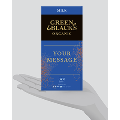 Personalised Green & Black's Organic Milk 90g