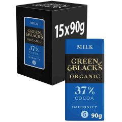G&B Organic Milk 90g Bar (Box of 15)
