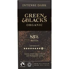 G&B Organic Dark 85% 90g Bar