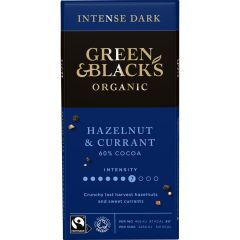 G&B Organic Hazelnut & Currant 90g Bar (Box of 15)