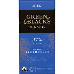 G&B Organic Milk Chocolate 90g Bar