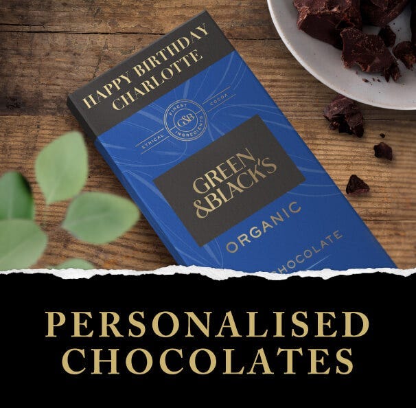 Personalised Cadbury Chocolate